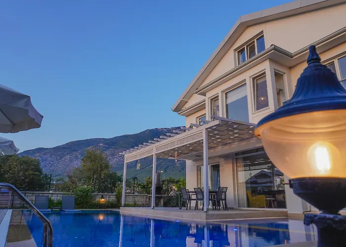Pelit - 4 Yatak Odalı Saunalı Havuzlu Villa *